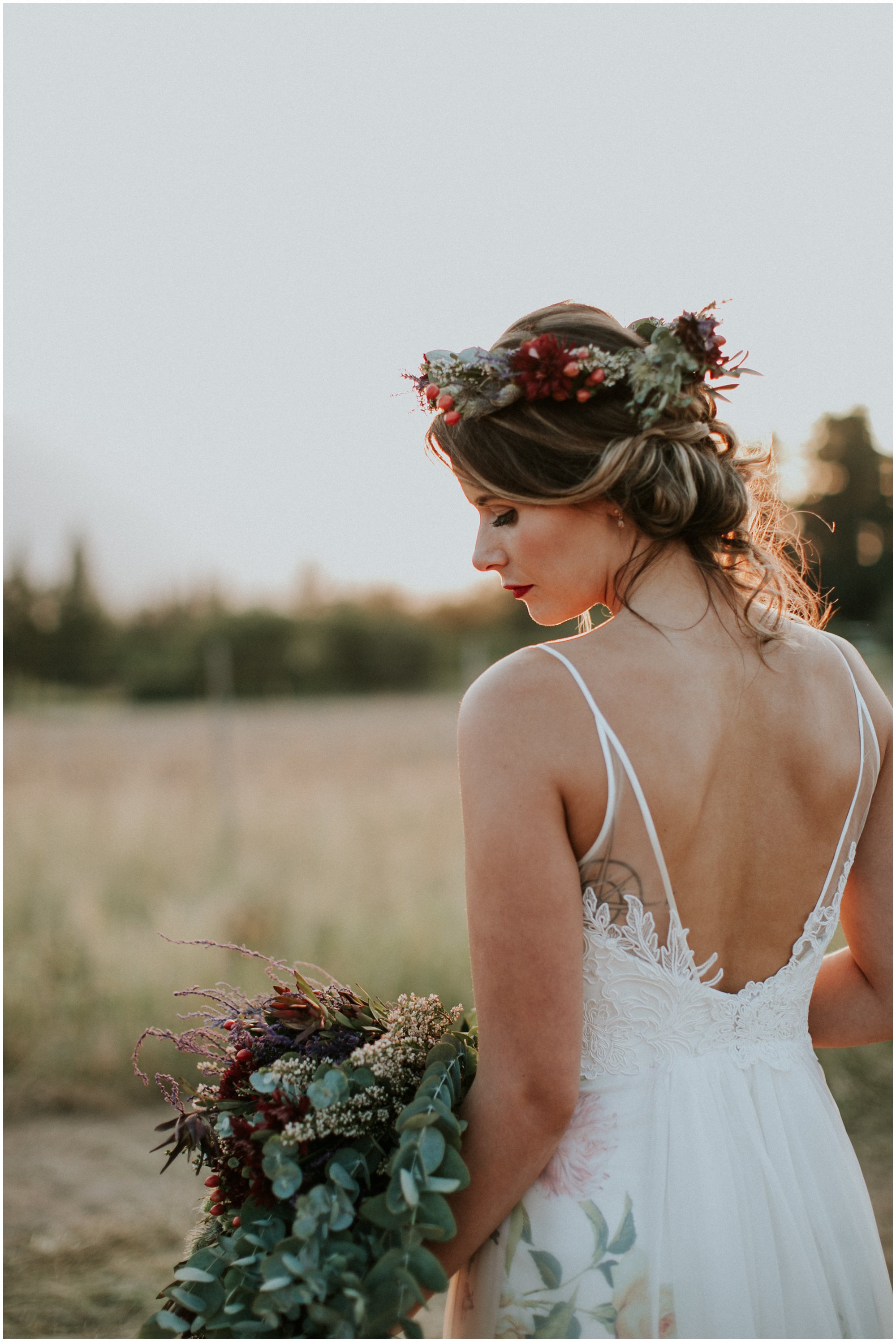 Romantic Sunset Couple Shoot at an Outdoor Bohemian Destination Wedding at Francine’s Venue in Hoedspruit Limpopo by Junebug World's Best Photographer Maryke Albertyn Award Winning International Alternative Moody Photography based in Cape Town South Africa bridal portrait