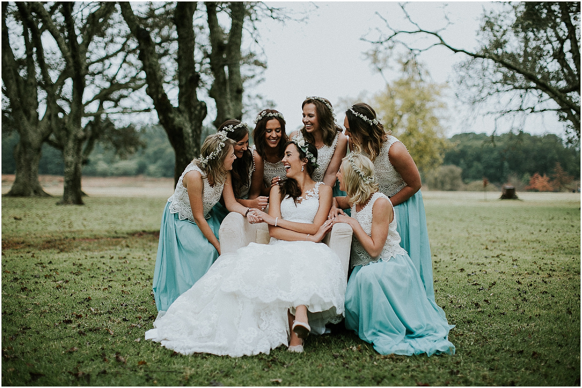 Outdoor-Forest-Destination-Wedding-Photographer-Maryke-Albertyn-Photography-Looks-Like-Film-Authentic-Alternative-Cape-Town-Pretoria-Silver-Sixpence-Dullstroom-Bridesmaids-Flower-Crown